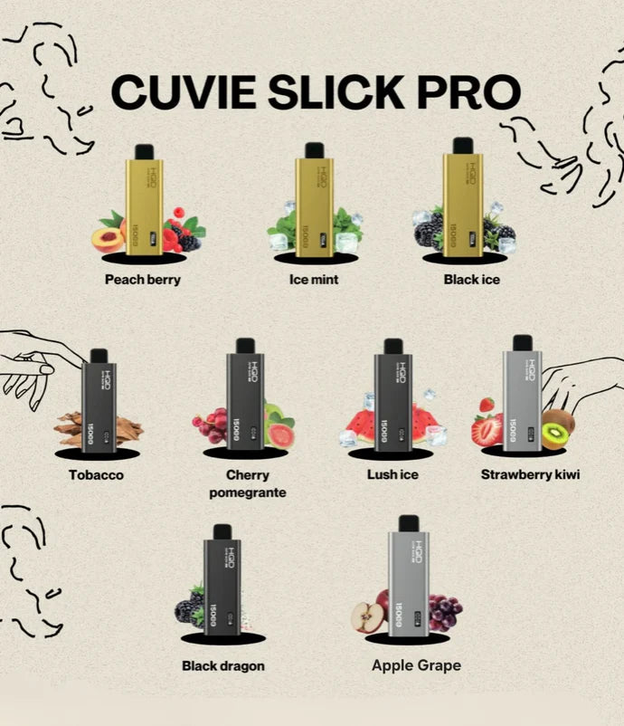 slick vapes discount code Best HQD Cuvie Pro Disposable vape 15000 Puffs in UAE – VapeDeals Air Bar BlueBerry Raspberry PO#1960 Color:MTL - Silver
