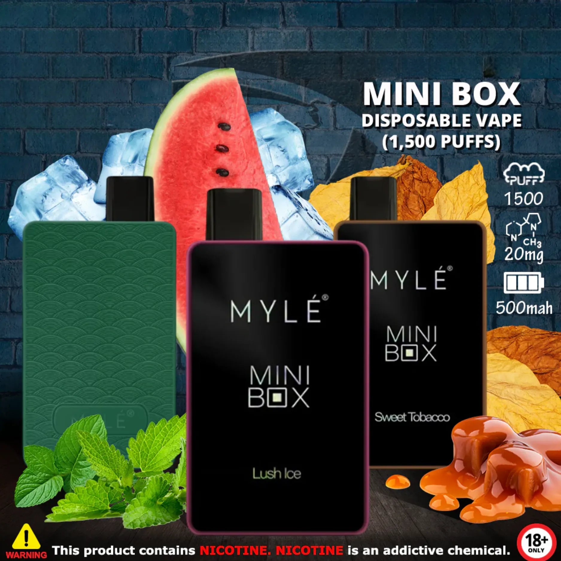 myle mini disposable vape Myle Mini Box Disposable Vape in UAE – VapeDeals