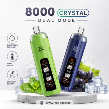 Al Fakher Crown Bar Crystal 8000 Puffs in UAE