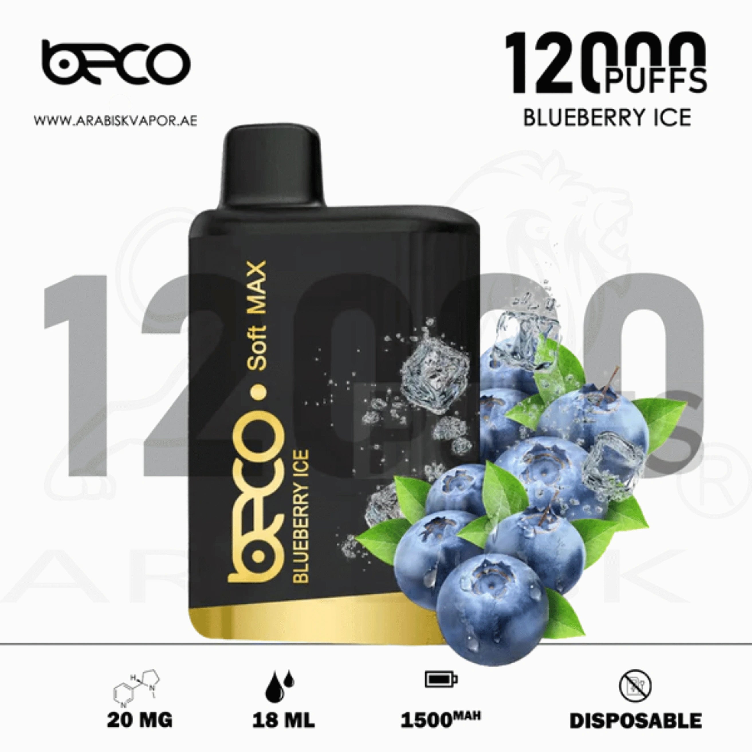 BECO-SOFT-MAX-12000-PUFFS