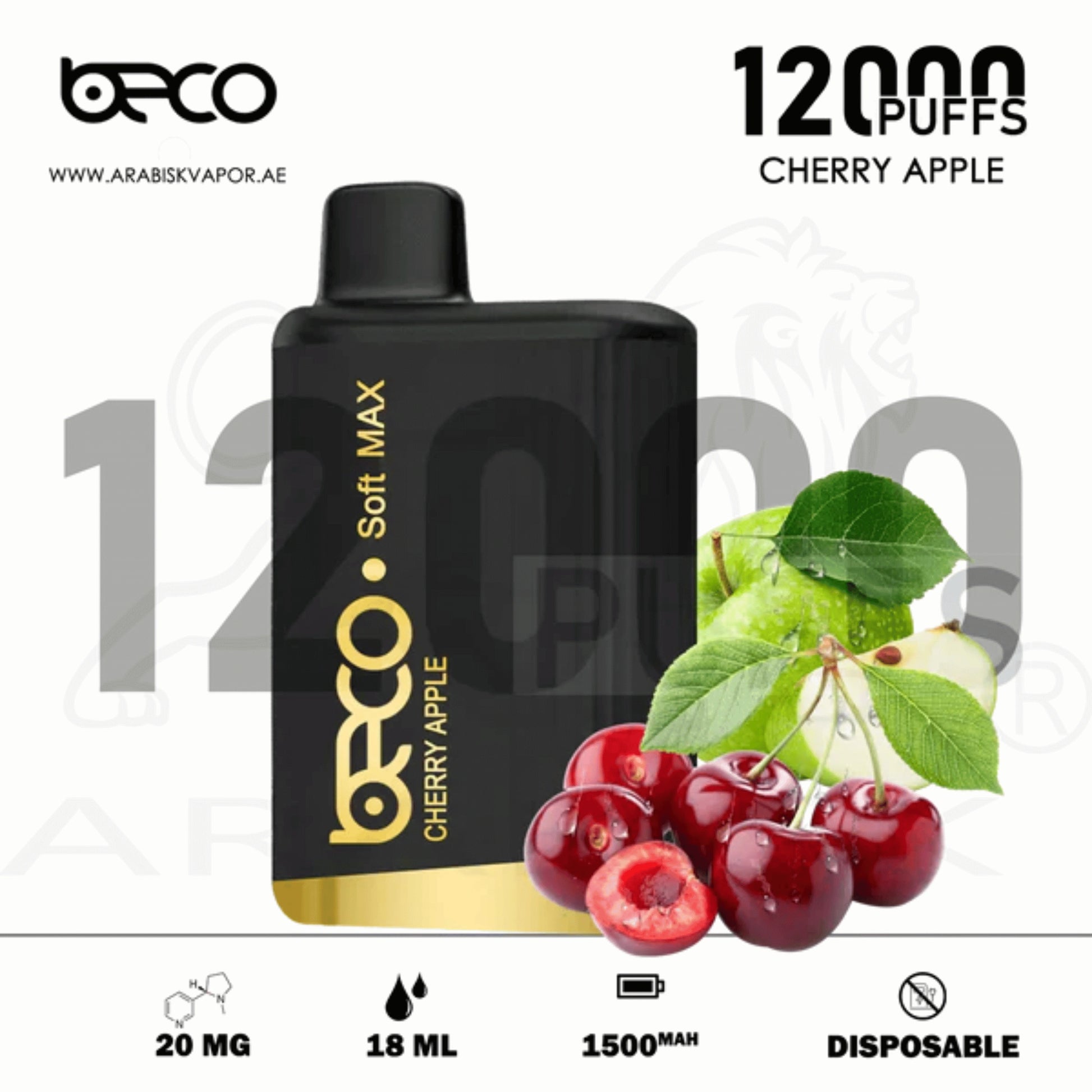 BECO-SOFT-MAX-12000-PUFFS
