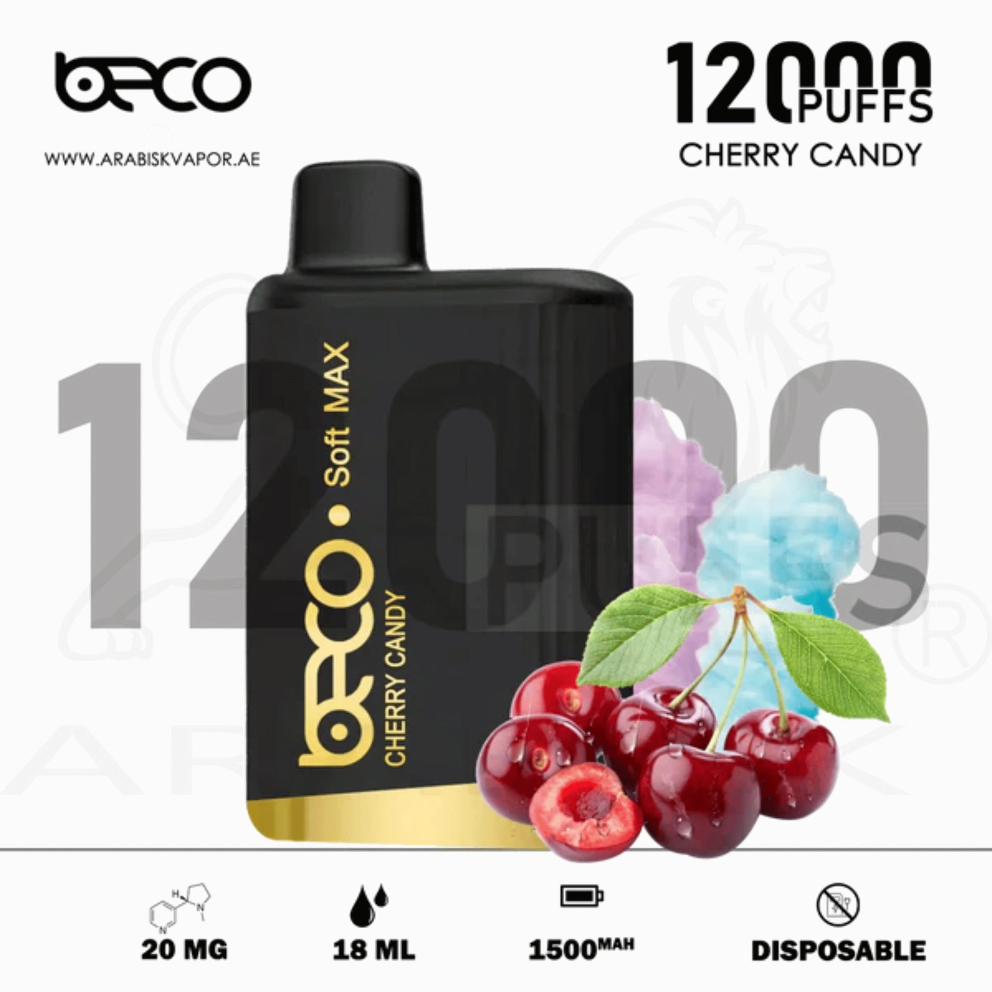 BECO-SOFT-MAX-12000-PUFFS