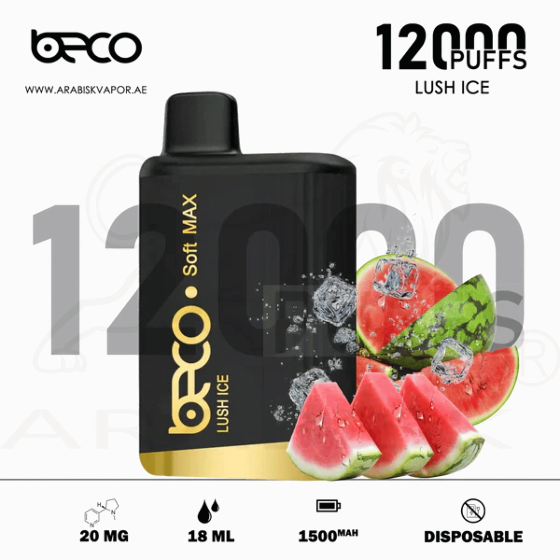 BECO-SOFT-MAX-12000-PUFFS