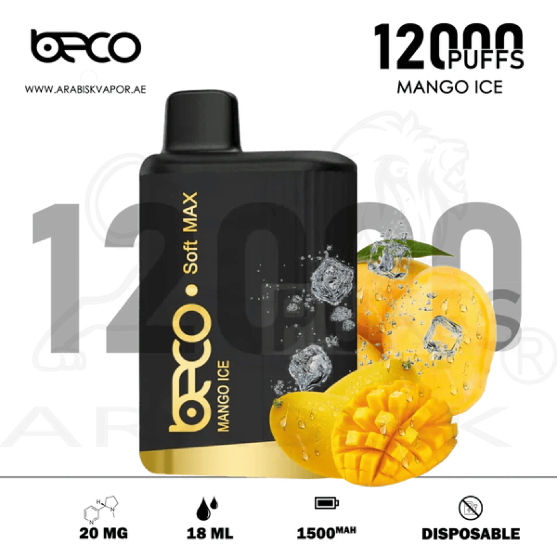 BECO-SOFT-MAX-12000-PUFFS