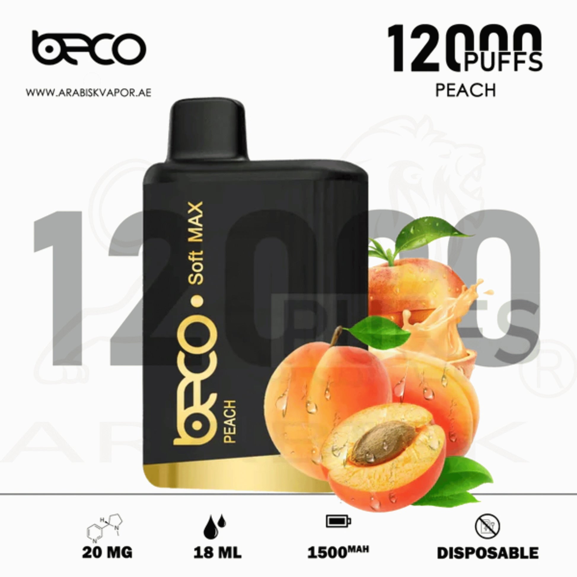 BECO-SOFT-MAX-12000-PUFFS