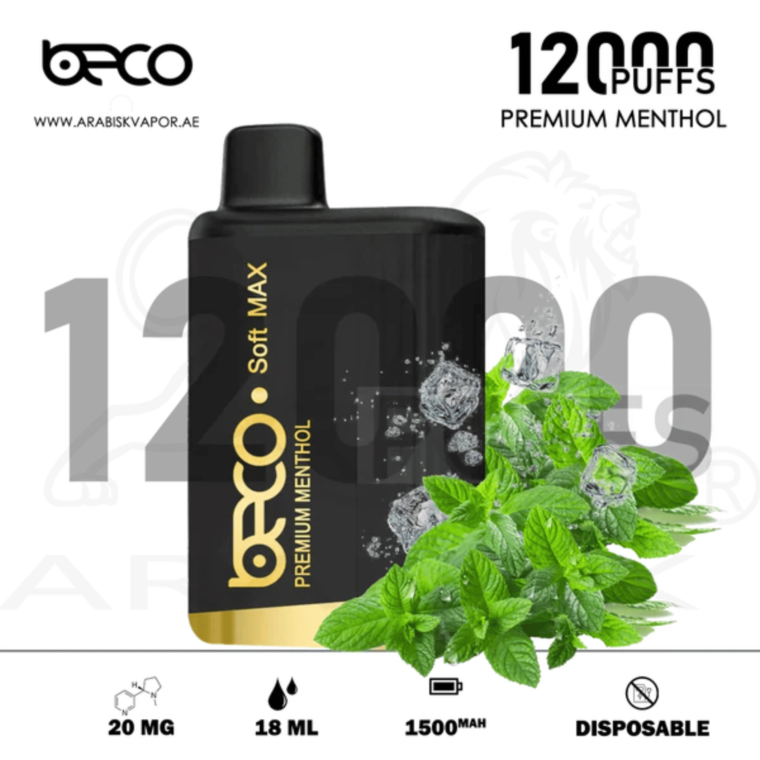 BECO-SOFT-MAX-12000-PUFFS