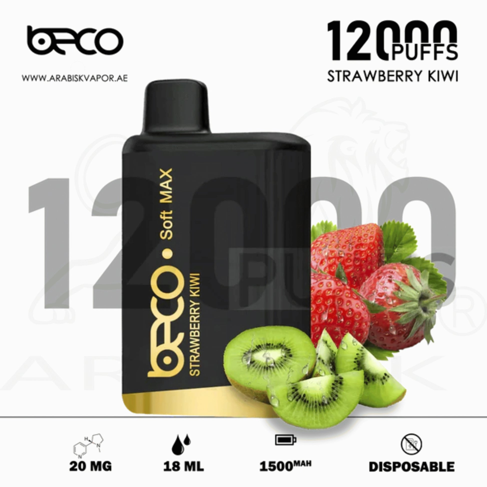 BECO-SOFT-MAX-12000-PUFFS