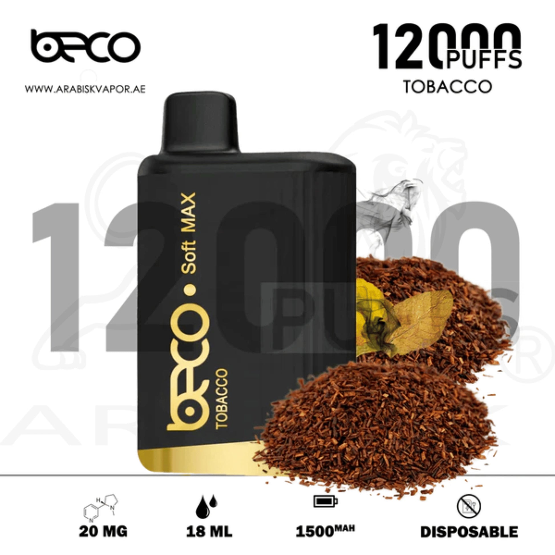 BECO-SOFT-MAX-12000-PUFFS