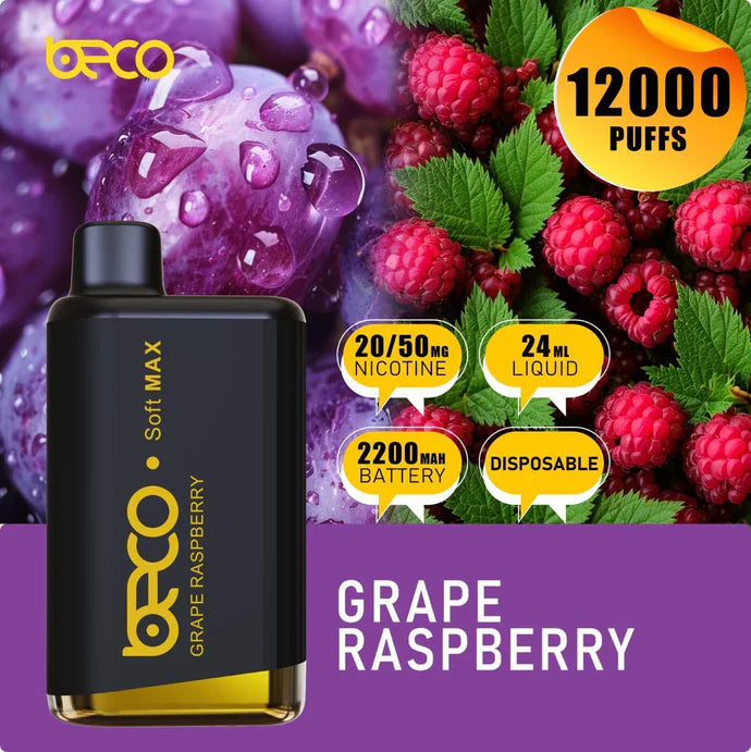 BECO SOFT MAX 12000 PUFFS 20MG