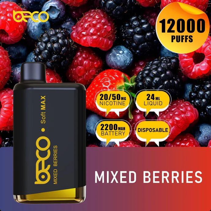 BECO SOFT MAX 12000 PUFFS 20MG