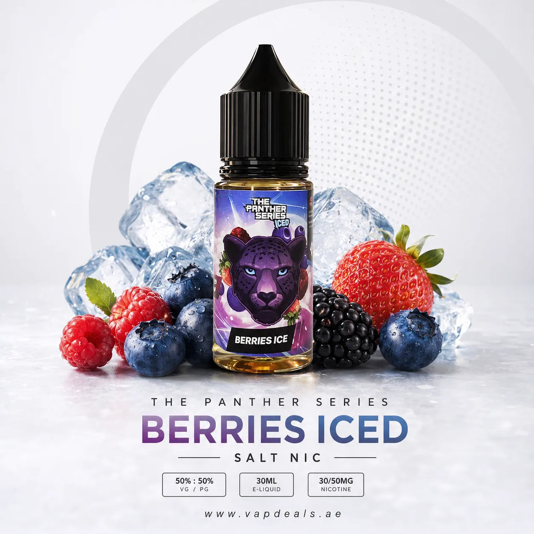 Berries Ice - The Panther Series Ice  Saltnic by Dr. Vapes