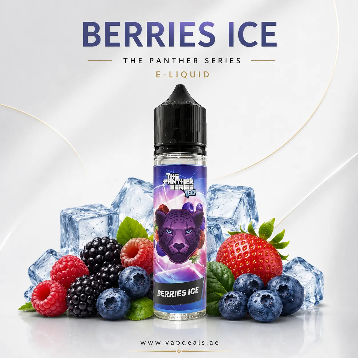 Berries Ice The Panther Series Ice E-Liquid by Dr Vapes UAE
