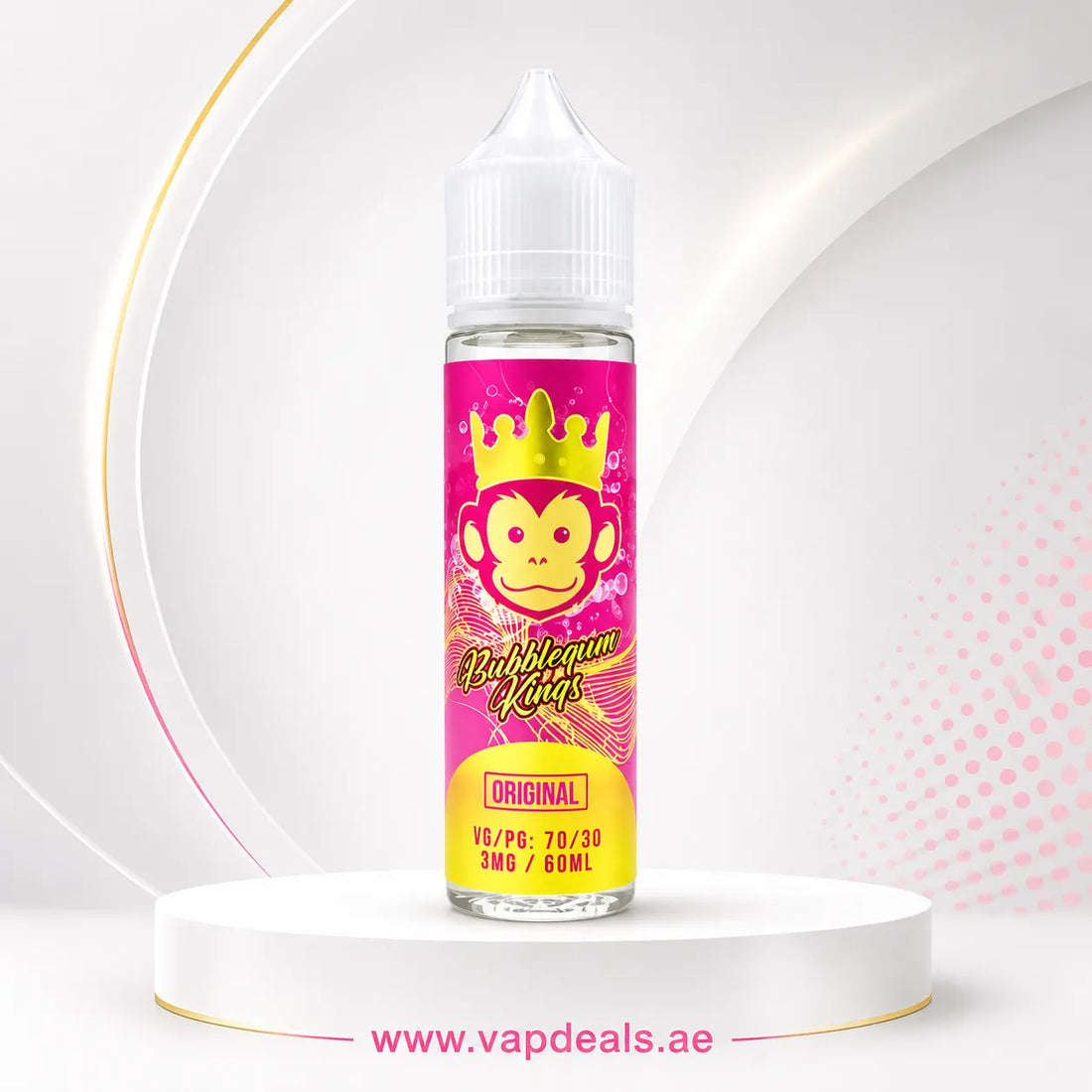 Bubble Gum Kings Original 30ml SaltNic by Dr Vapes classic bubblegum nic salt UAE
