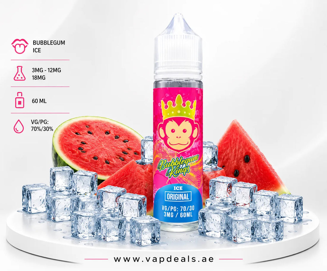 Bubble Gum Kings Original Ice 60ml by Dr Vapes icy bubblegum e-liquid UAE