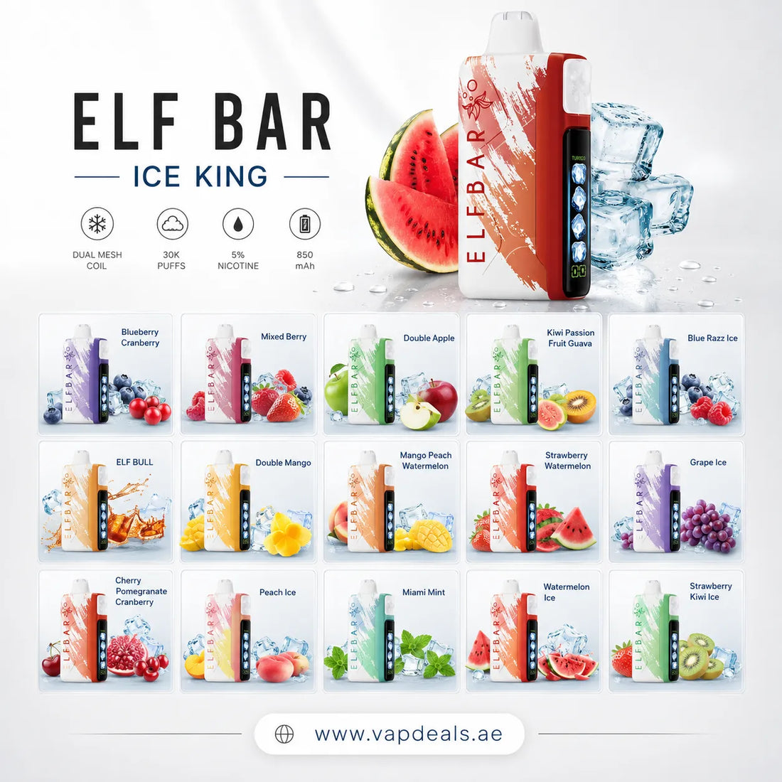 Elf Bar Ice King watermelon ice