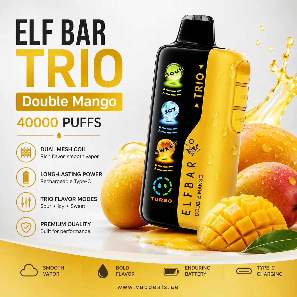 Elf Bar Trio double mango