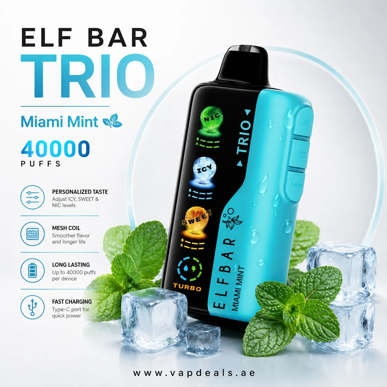 Elf Bar Trio miami mint