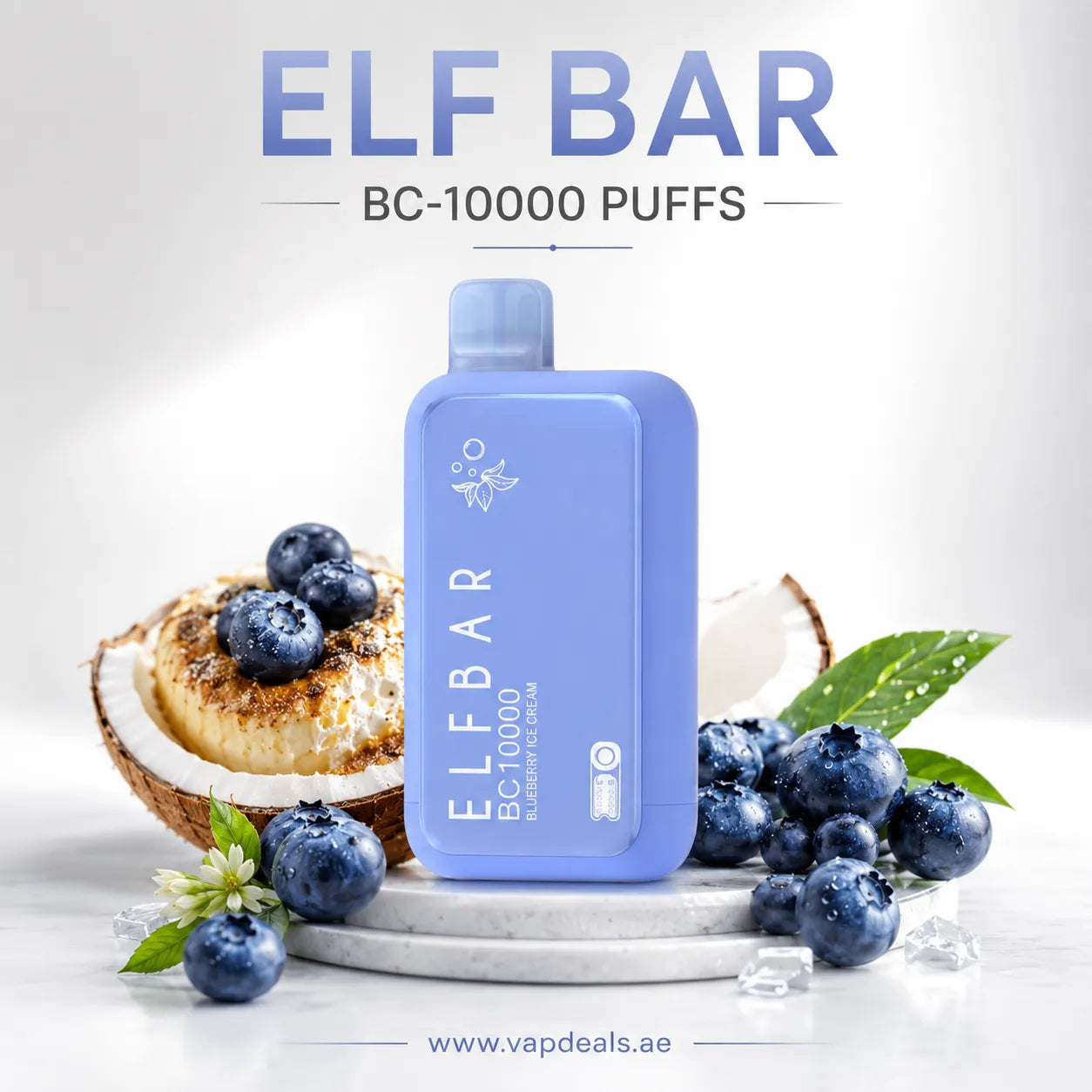 Elf Bar blueberry ice cream 