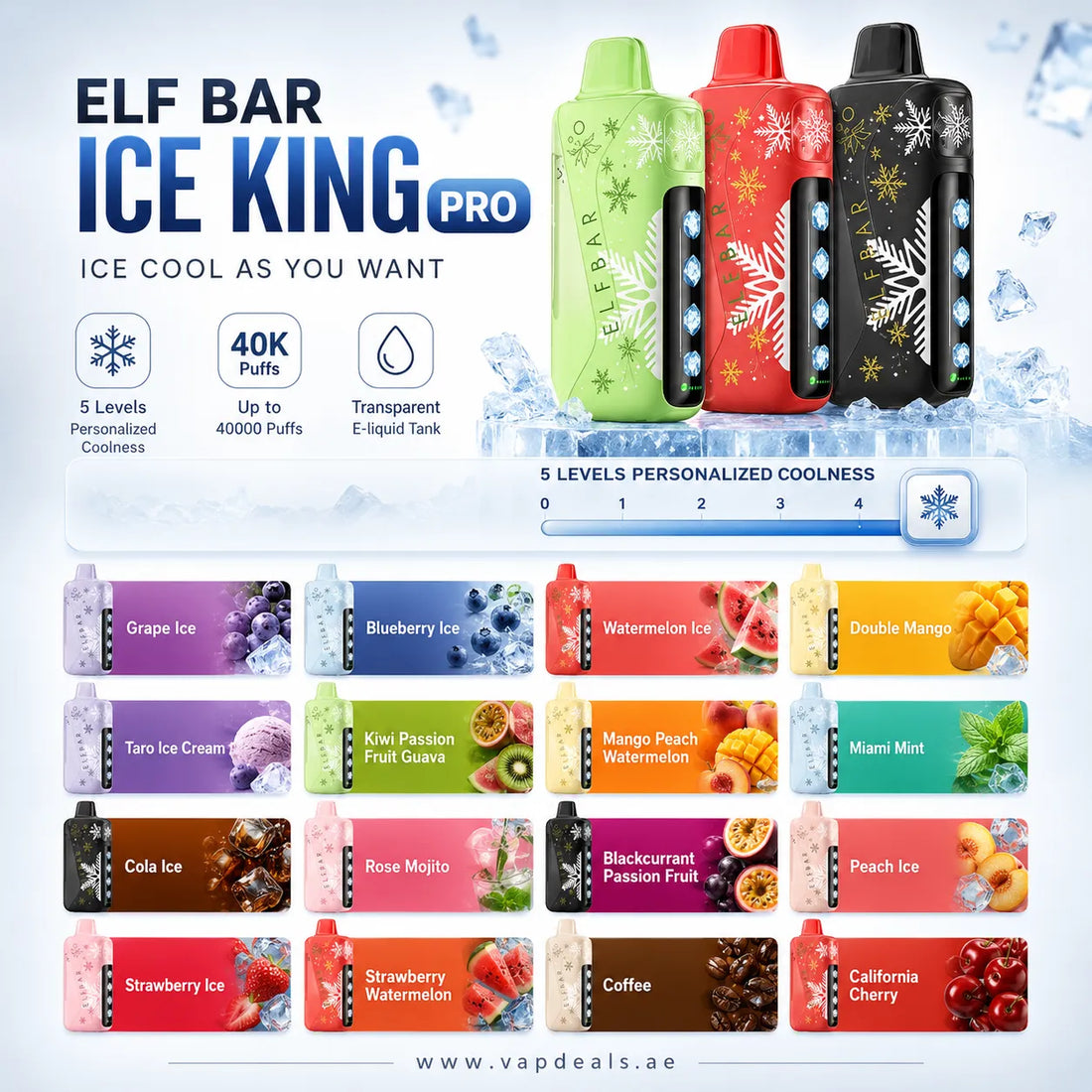 Elfbar Ice King Pro 40000 Puffs in UAE