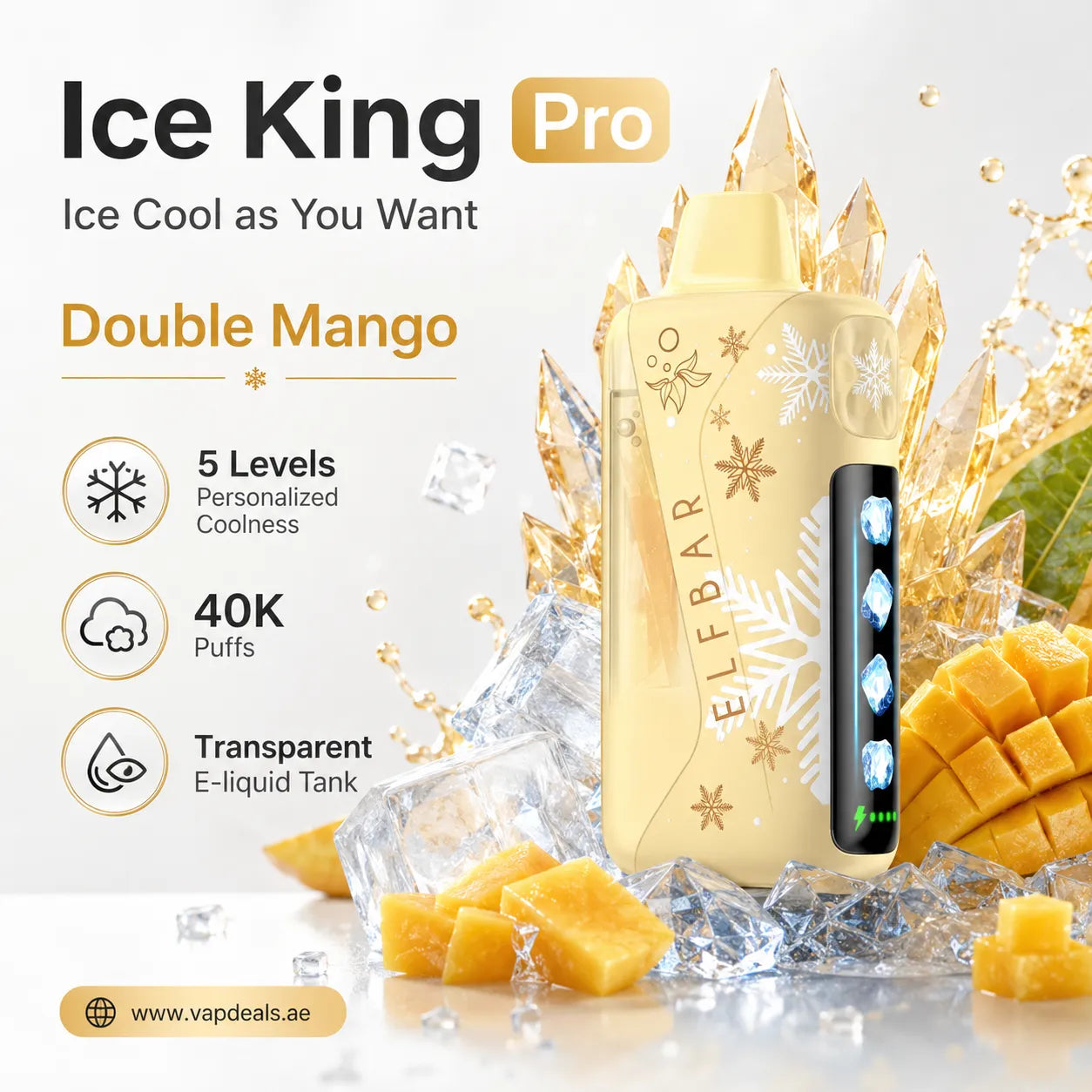 Elfbar Ice King Pro double mango 