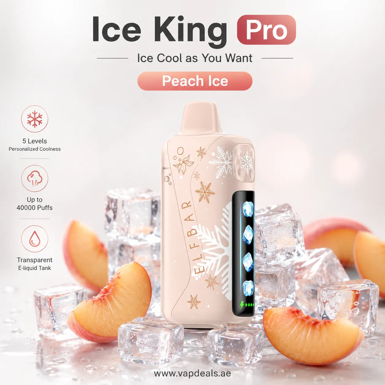 Elfbar Ice King Pro peach ice