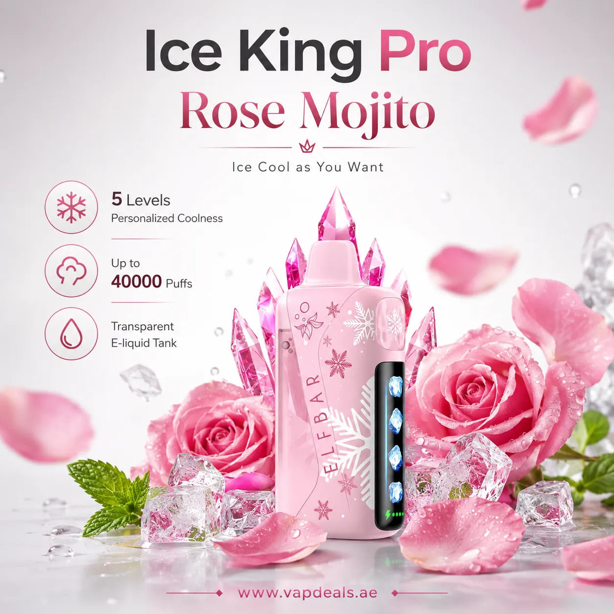 Elfbar Ice King Pro rose mojito 