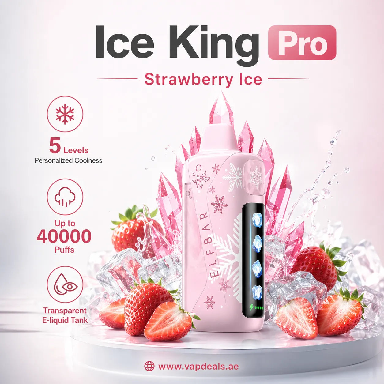 Elfbar Ice King Pro strawberry ice