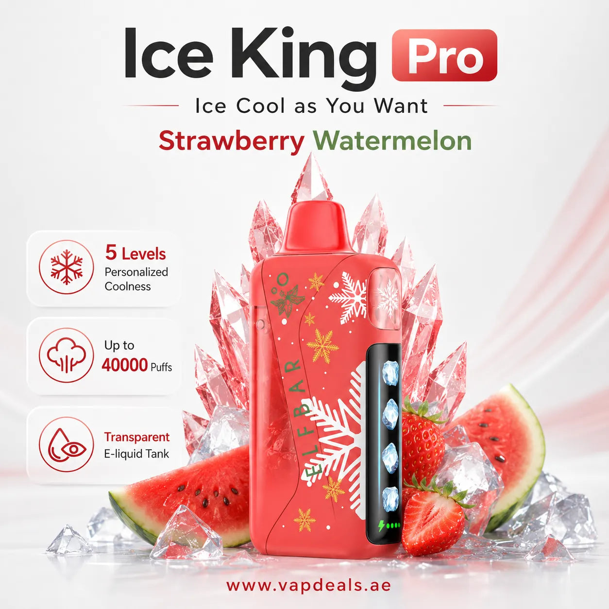 Elfbar Ice King Pro strawberry watermelon 