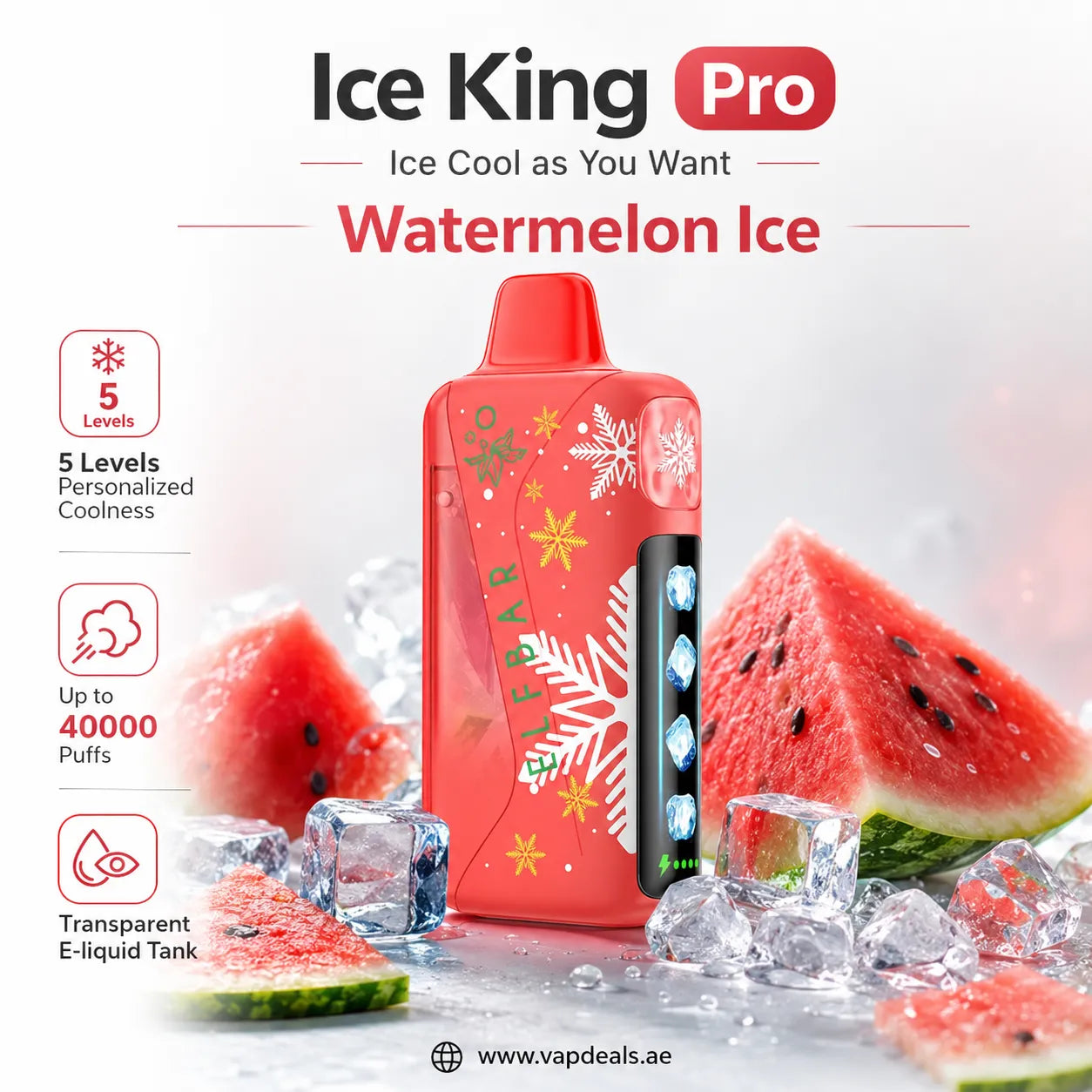Elfbar Ice King Pro watermelon ice