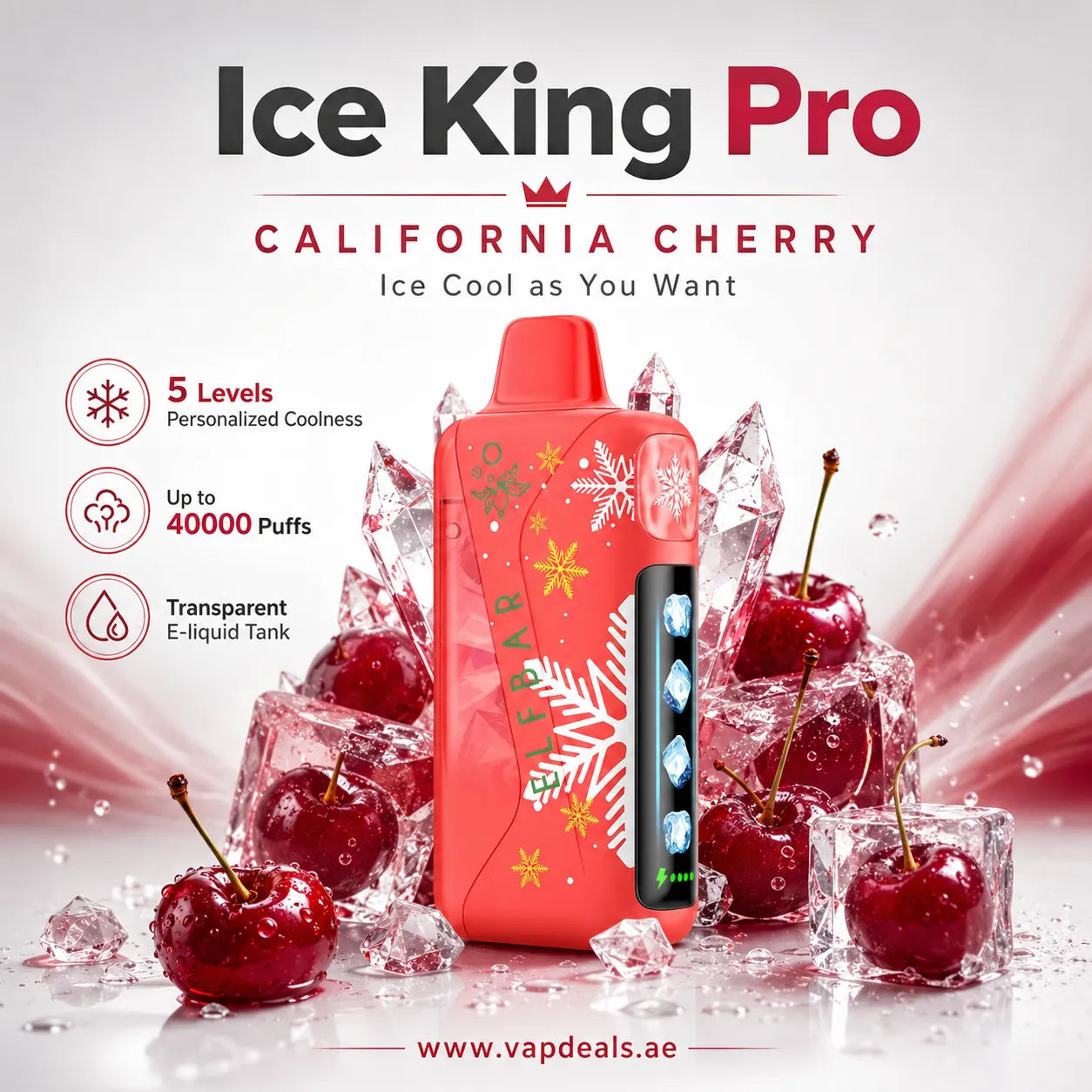 Elfbar Ice King Pro calofornia cherry 