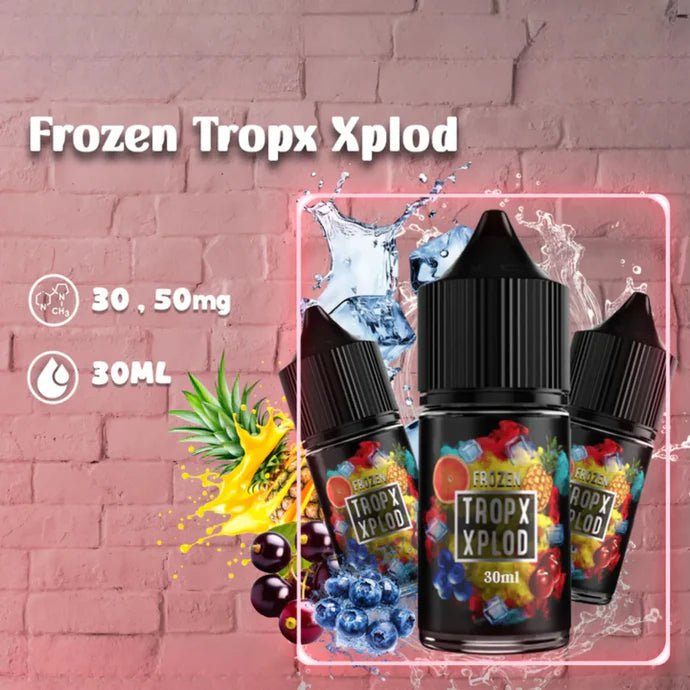 Frozen Tropx Xplod Saltnic by Sam Vapes