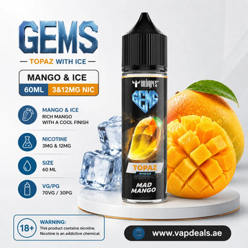 GEMS TOPAZ MAD MANGO - E Liquid by Dr Vapes