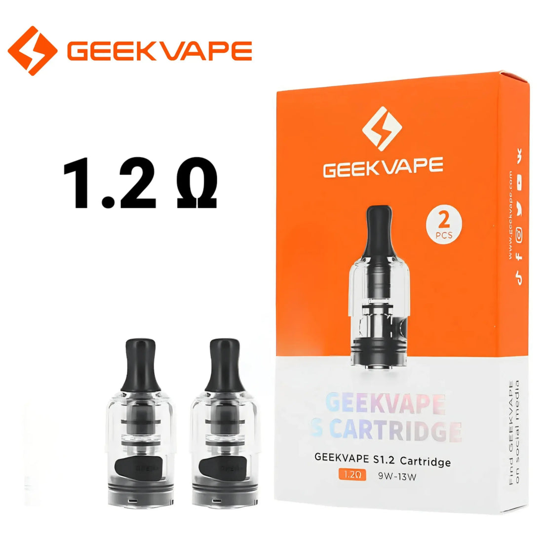 Geekvape Wenax S3 Replacement Pods 2ml 2 pieces in the UAE