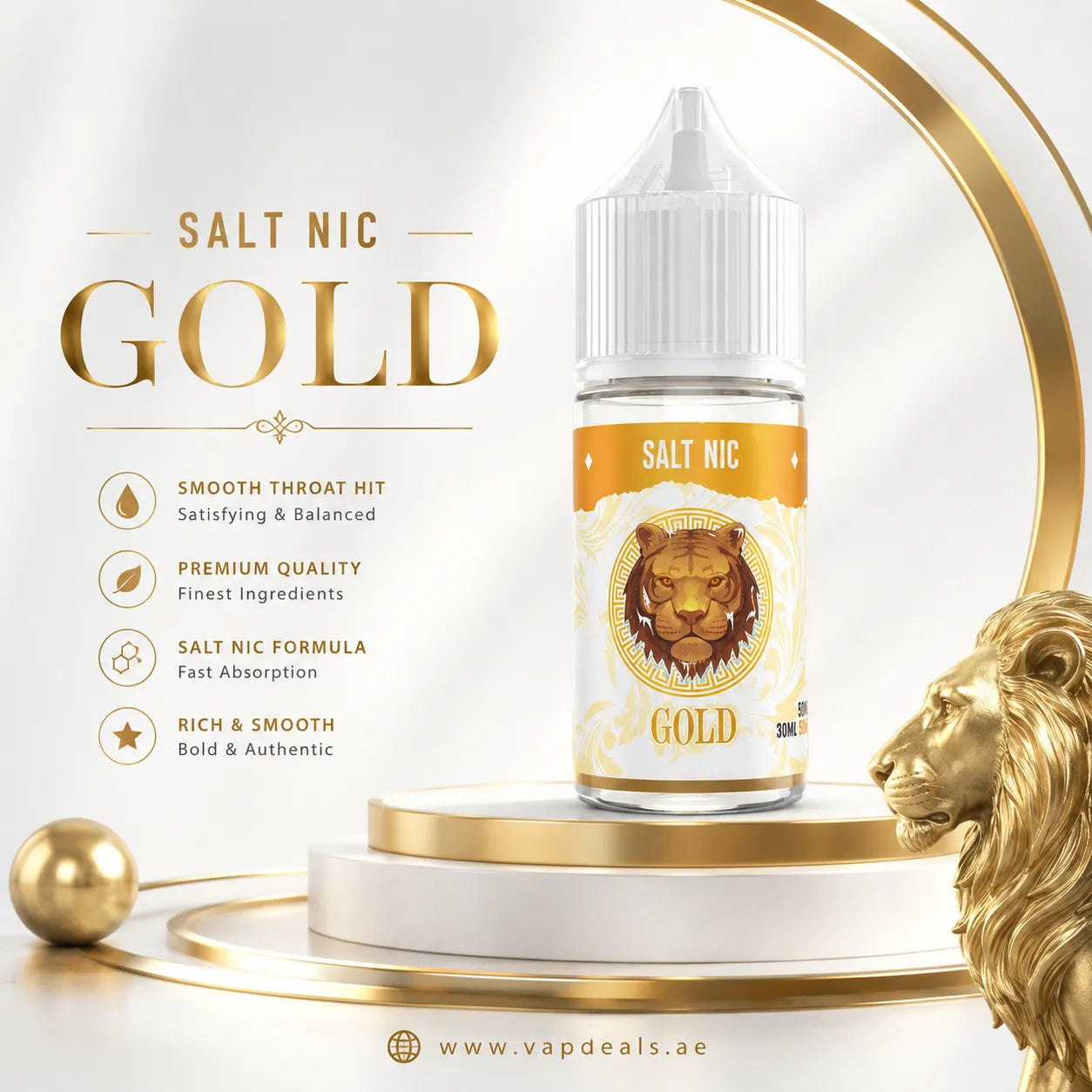Gold Panther Ice 30ml SaltNic by Dr Vapes UAE