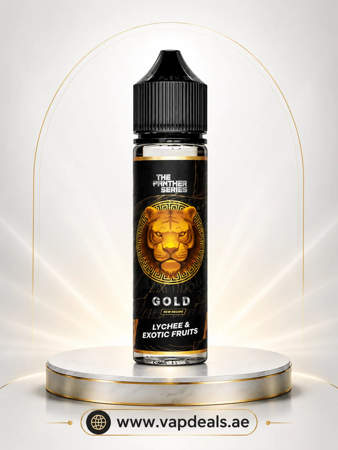 Gold Panther New Recipe 60ml by Dr Vapes lychee mango guava e-liquid UAE