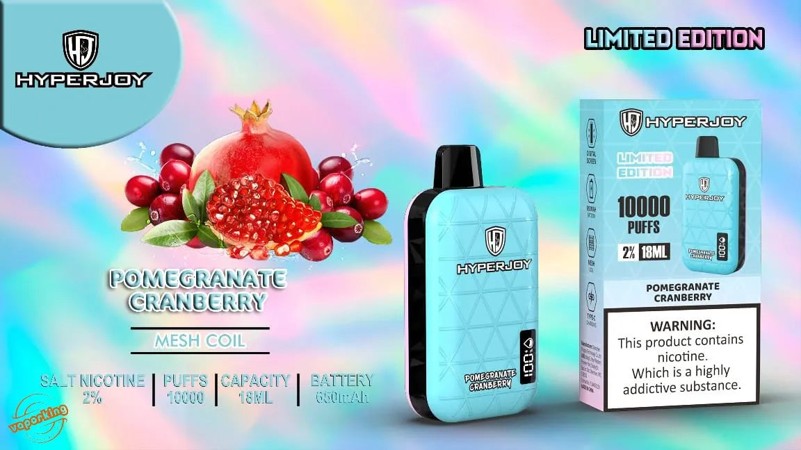 HYPERJOY Limited Edition 10000 Puffs Disposable Vape In UAE