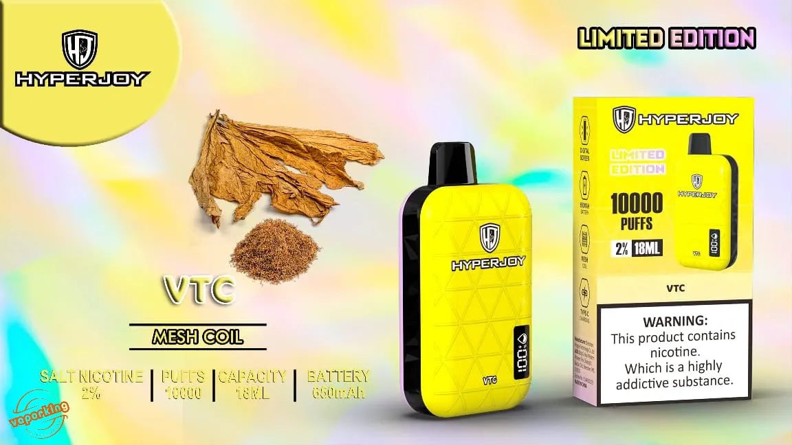 HYPERJOY Limited Edition 10000 Puffs Disposable Vape In UAE