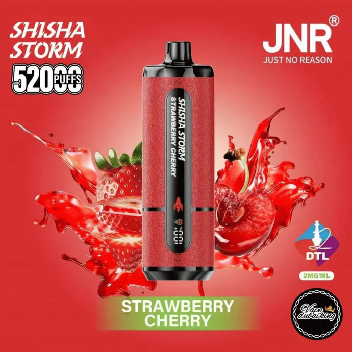 JNR Shisha Storm 52000 Puffs 2mg Disposable Vape