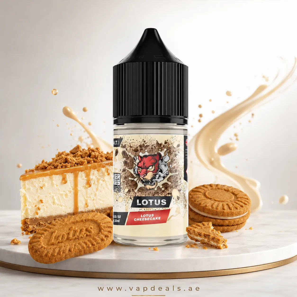 Lotus Cheesecake Saltnic - Dr Vapes