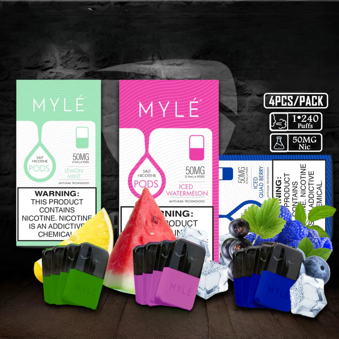 MYLE-V4-PODS