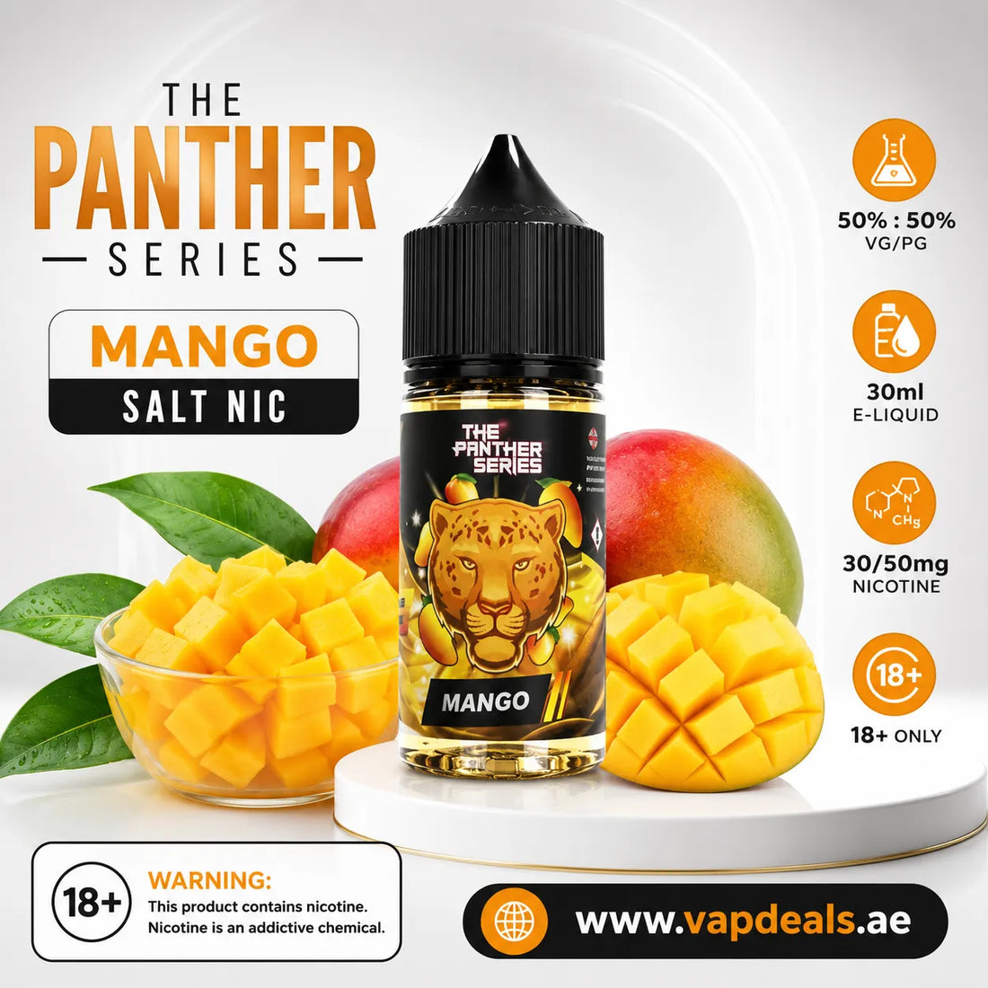 Mango Ice 30ml Saltnic by Dr Vapes UAE