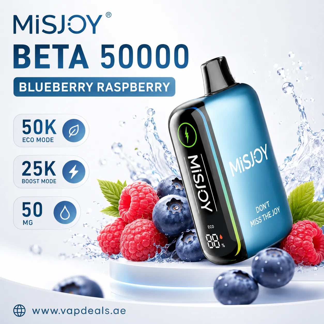 Misjoy Beta blueberry raspberry 