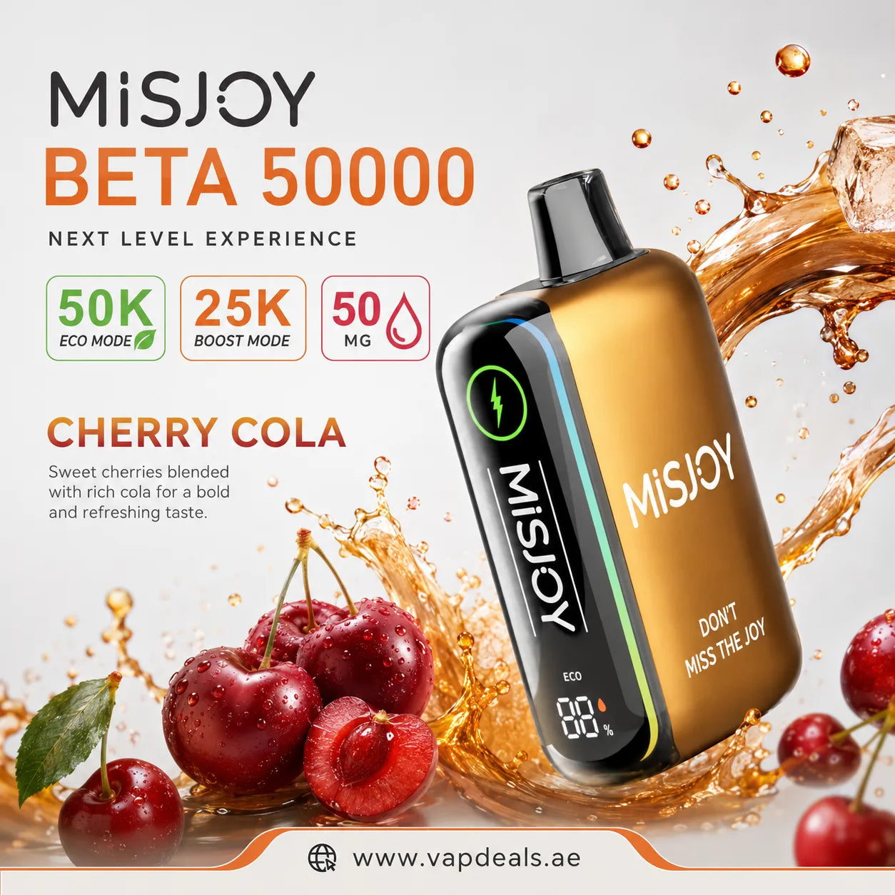 Misjoy Beta cheery cola