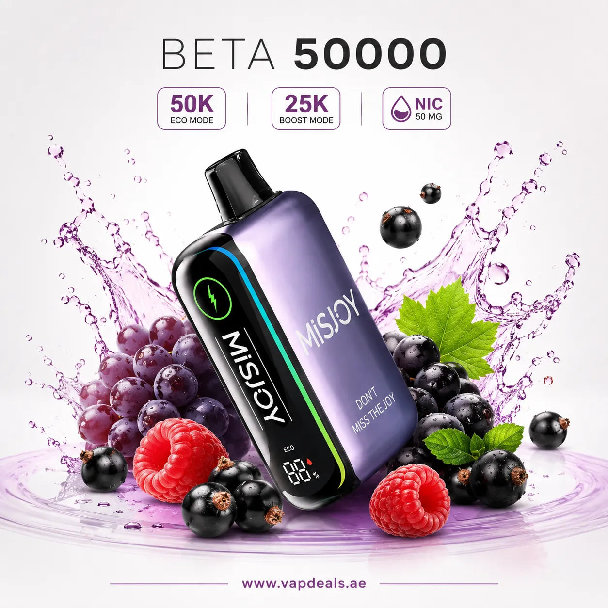 Misjoy Beta fizzy vimto
