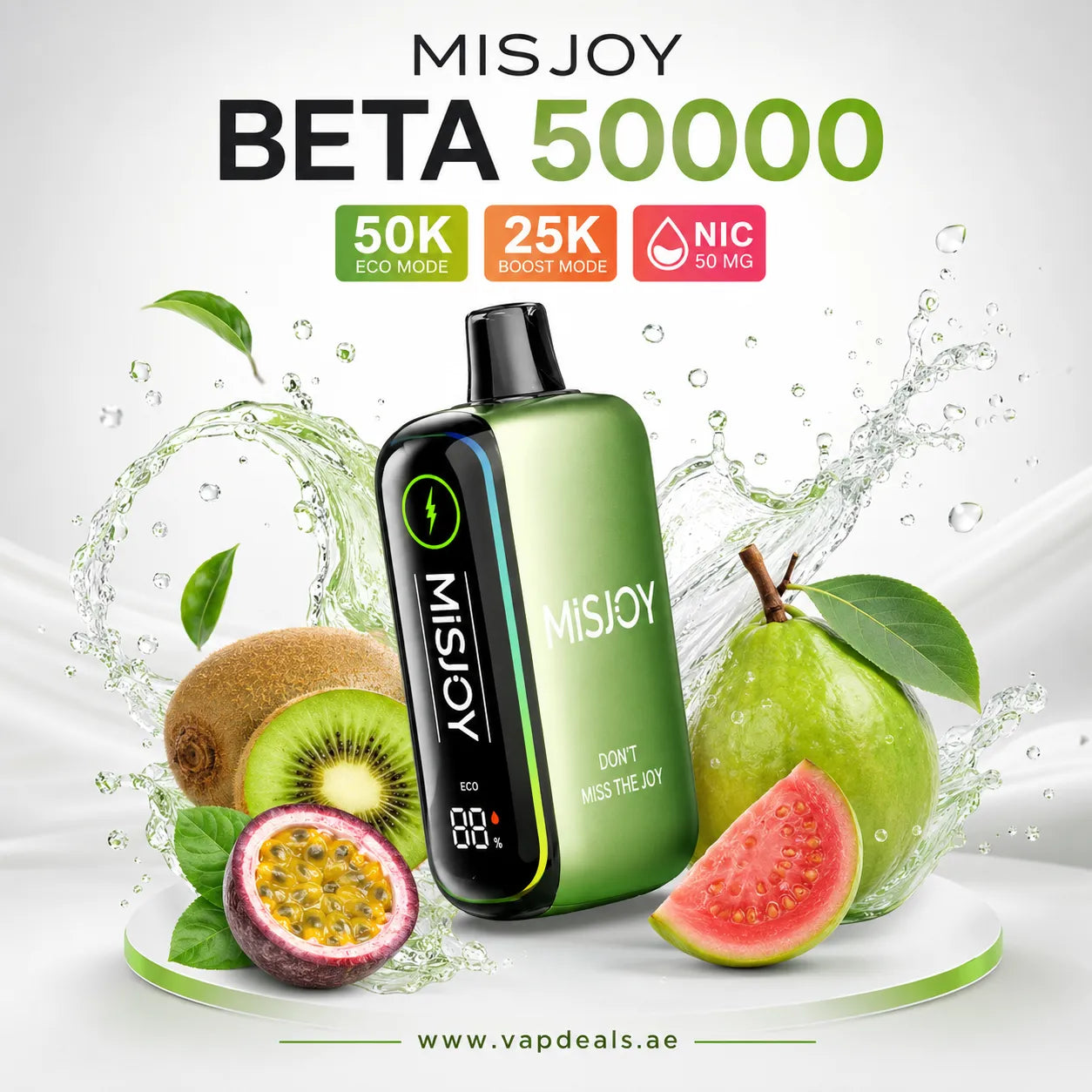 Misjoy Beta kiwi passion fruit guava