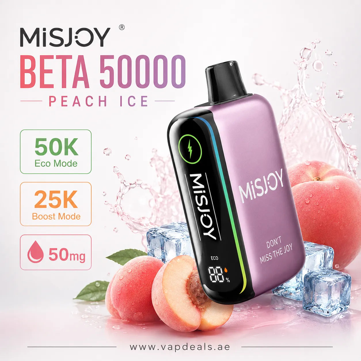 Misjoy Beta peach ice