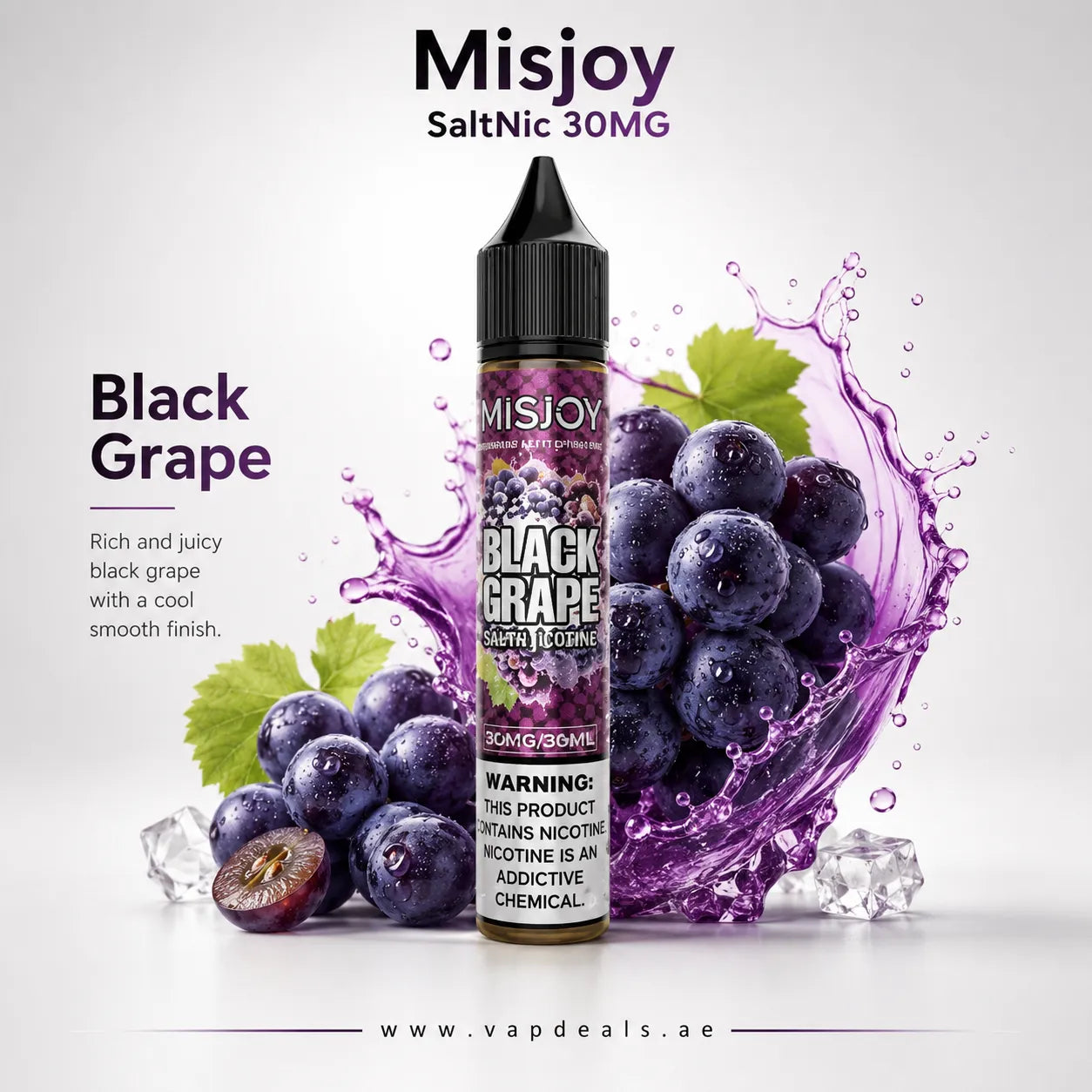 Misjoy Salt Nicotine black rape 
