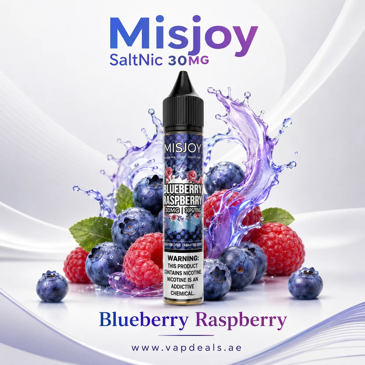 Misjoy Salt Nicotine blueberry raspberry 