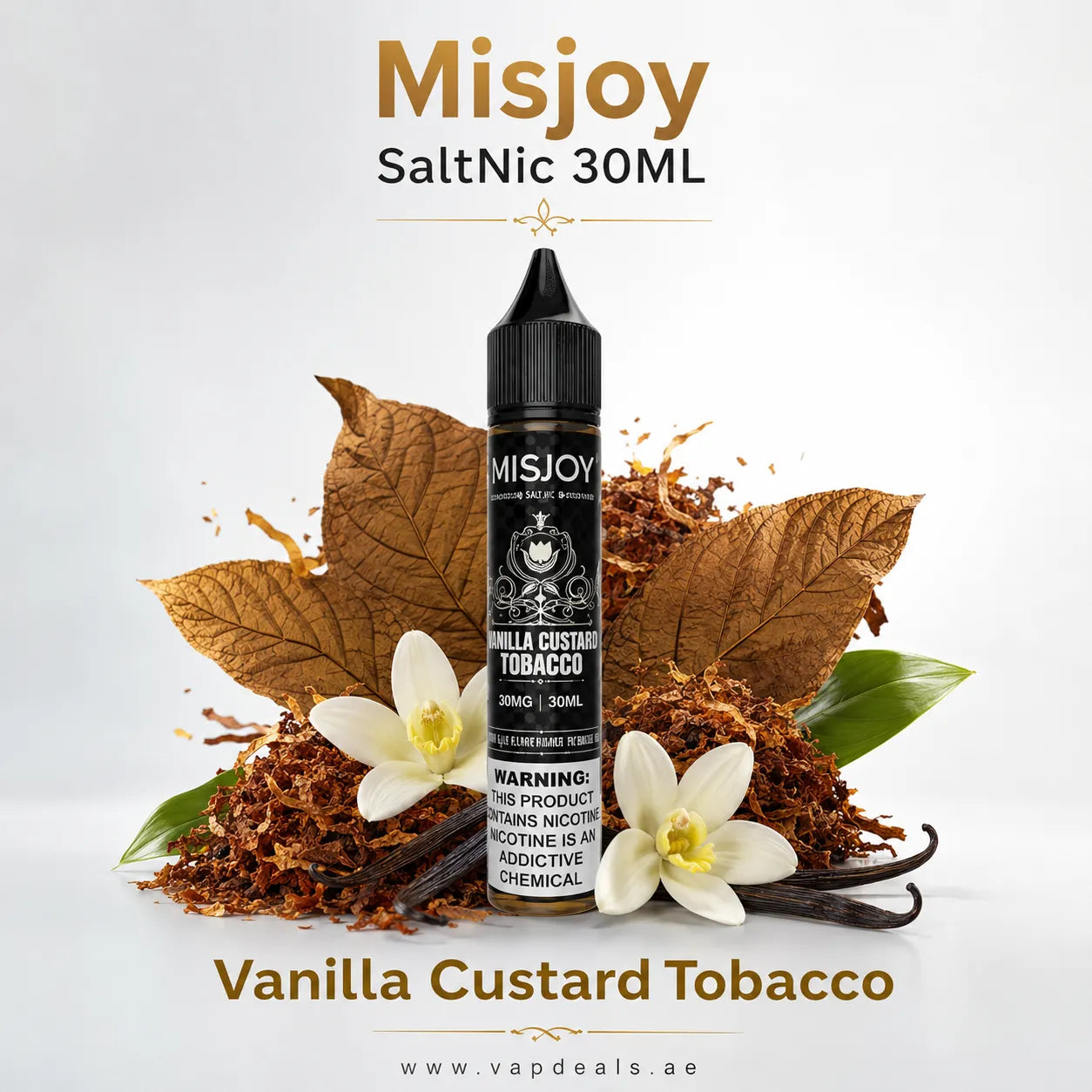 Misjoy Salt Nicotine vanilla custard tobacco