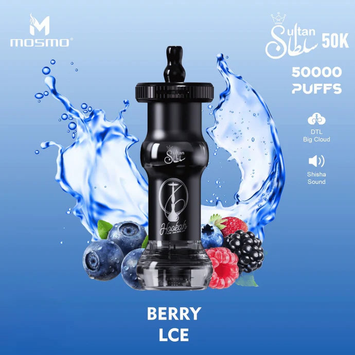 Mosmo Sultan 50k Puffs DTL E-hookah Disposable Vape Kit